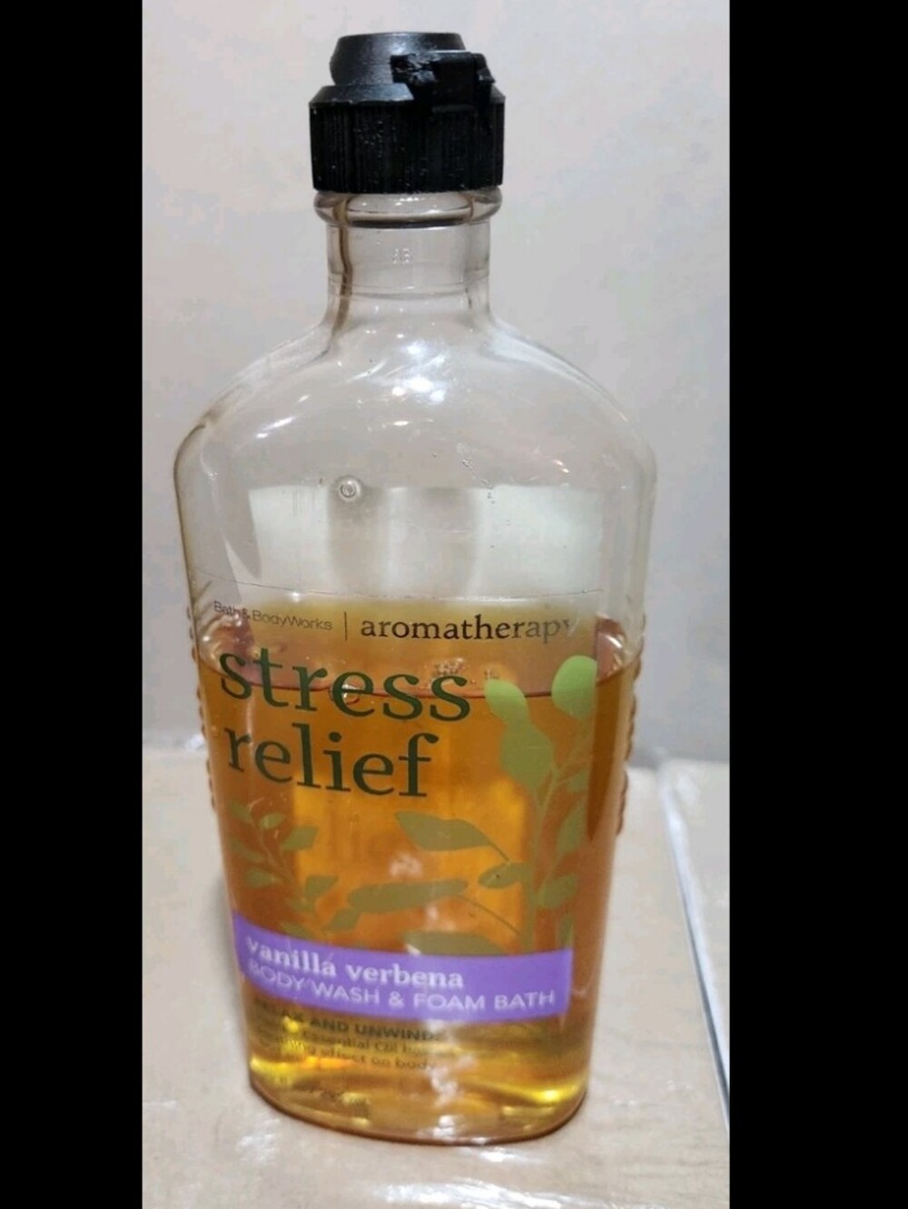 Bath & Body Works Aromatherapy Stress Relief Vanilla Verbena Body Wash